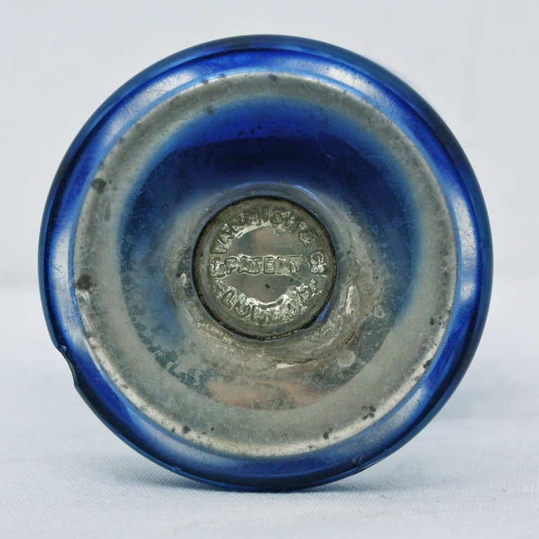 Varnish Vase, Blue Luster at 1stDibs