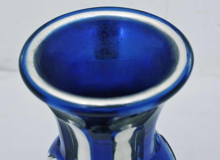 Varnish Vase, Blue Luster at 1stDibs
