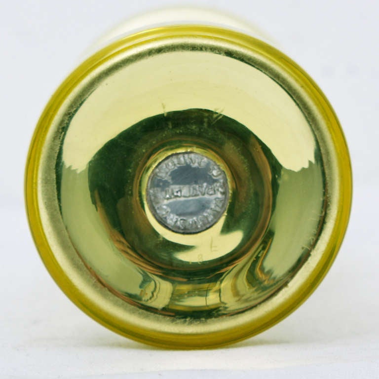Victorian Gold Mercury Glass Goblet