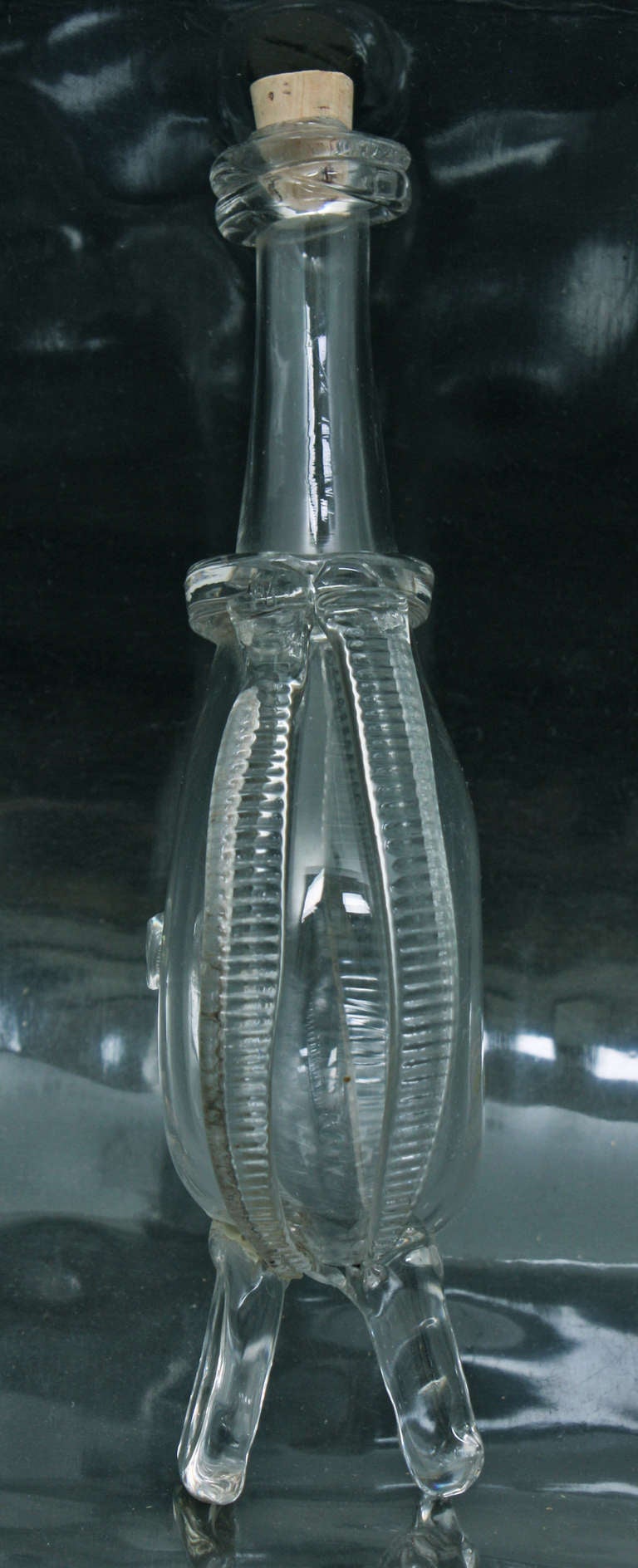 George III Violin Shape Flask