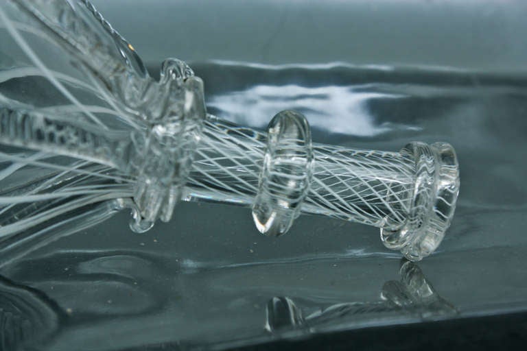 Naisea Clear and White Loop Flask
