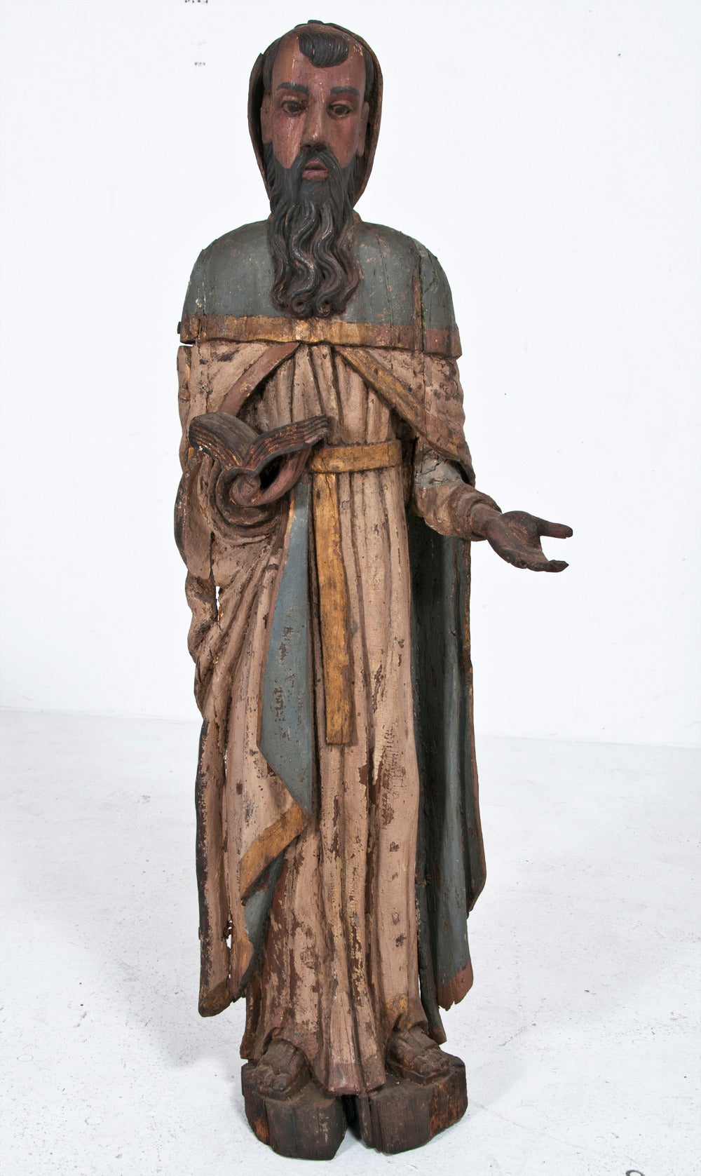 Primitive Antique Colonial Statue of Saint Valentine at 1stDibs saint