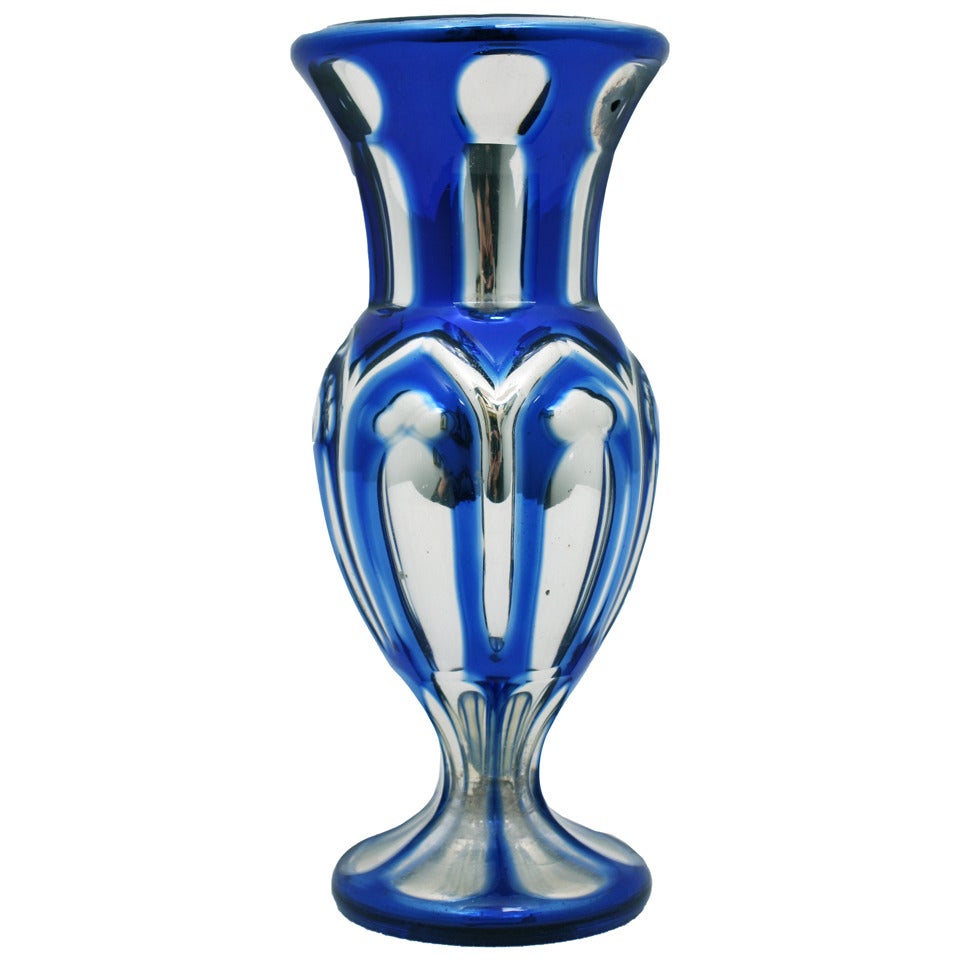 Varnish Vase, Blue Luster at 1stDibs