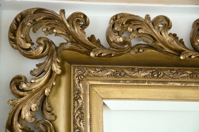 A 19th century Italian Massive Baroque Style Mirror, 77″ x 66″ 2