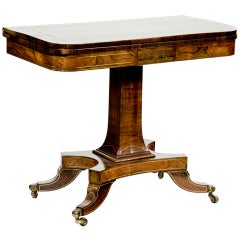 Brass Detailed Games Table