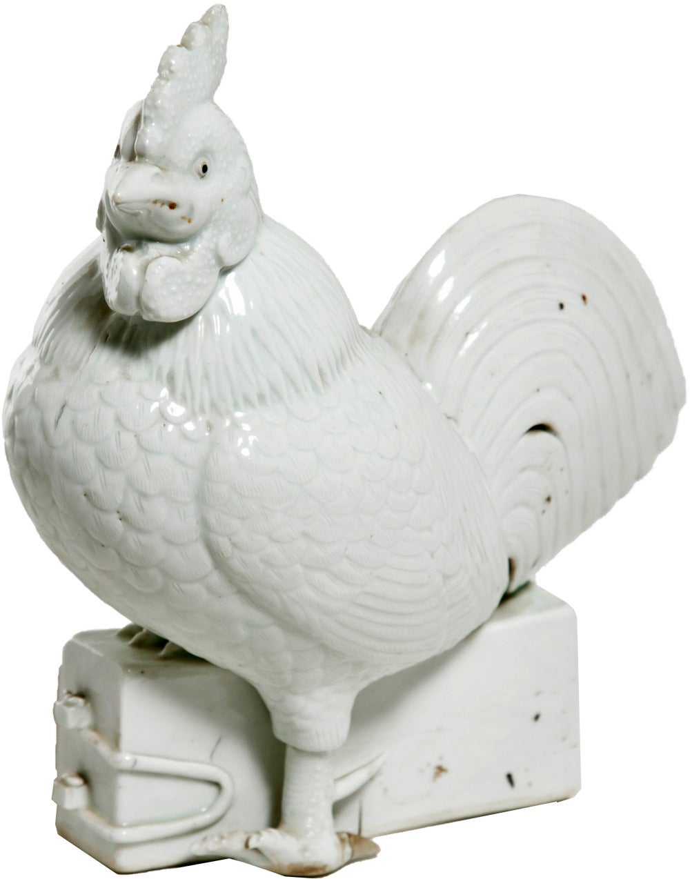 Qing Period Ceramic Rooster