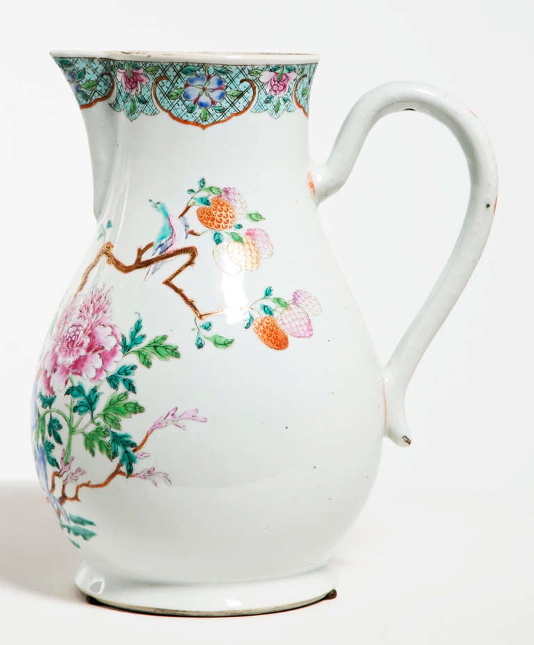 18th Century and Earlier Large Chinese Export Pitcher