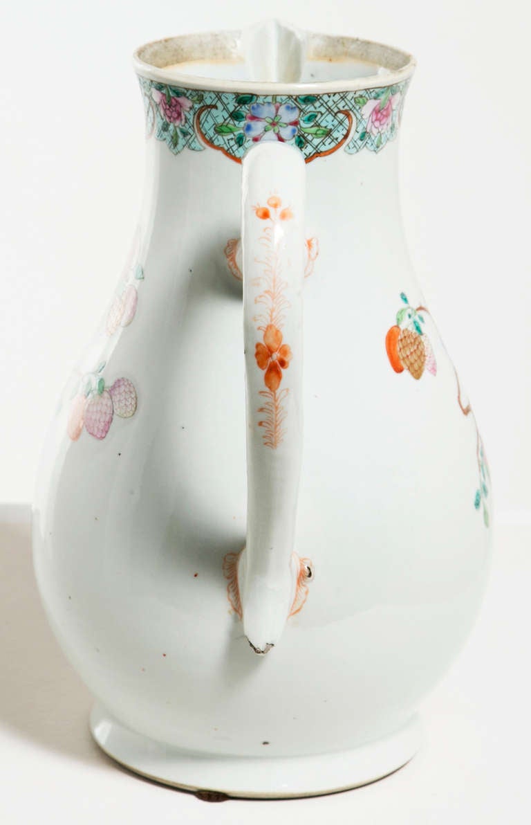 Ceramic Large Chinese Export Pitcher