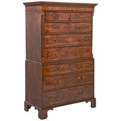 Georgian Chest on Chest, England late 18th century 9