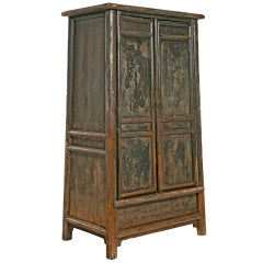 Massive 19th Century Chinese Tapered Cabinet