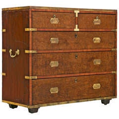 Rare Anglo Japanese Export Campaign Chest