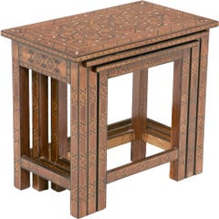 Syrian Inlaid Nesting Tables