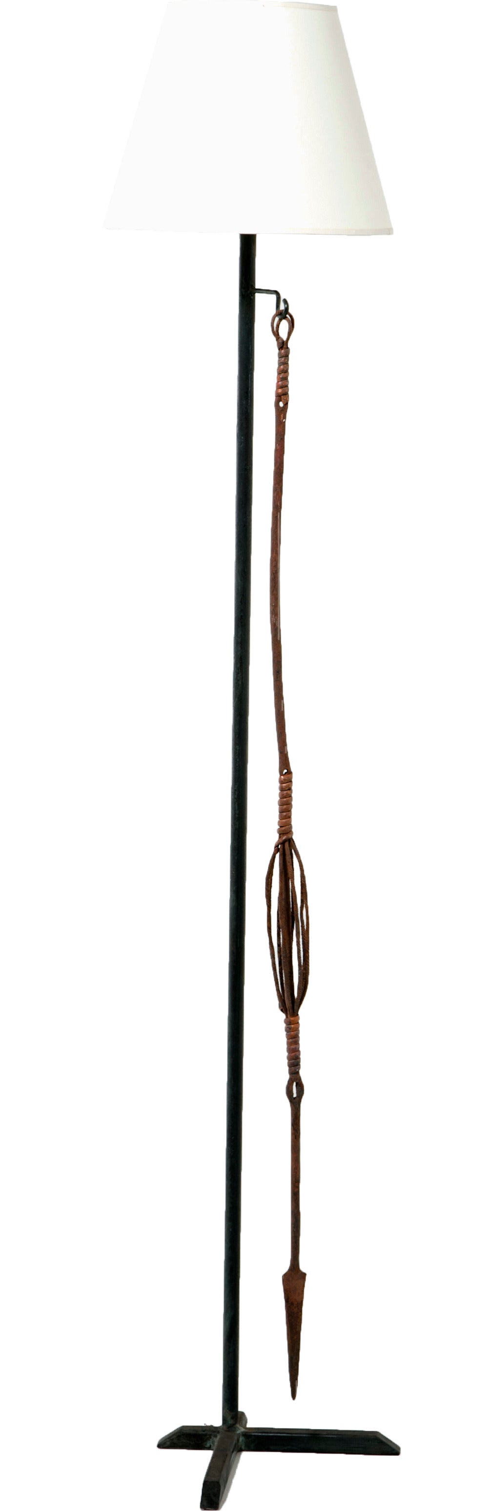 African "Spear" Floor Lamp