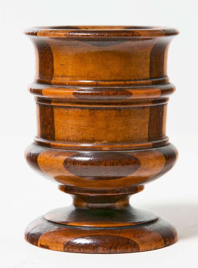 British Victorian English Treen Urn