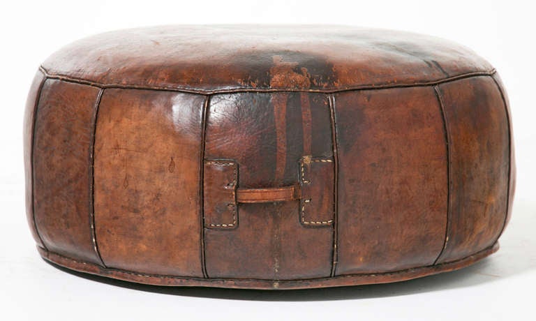 Unknown Vintage Leather Ottoman