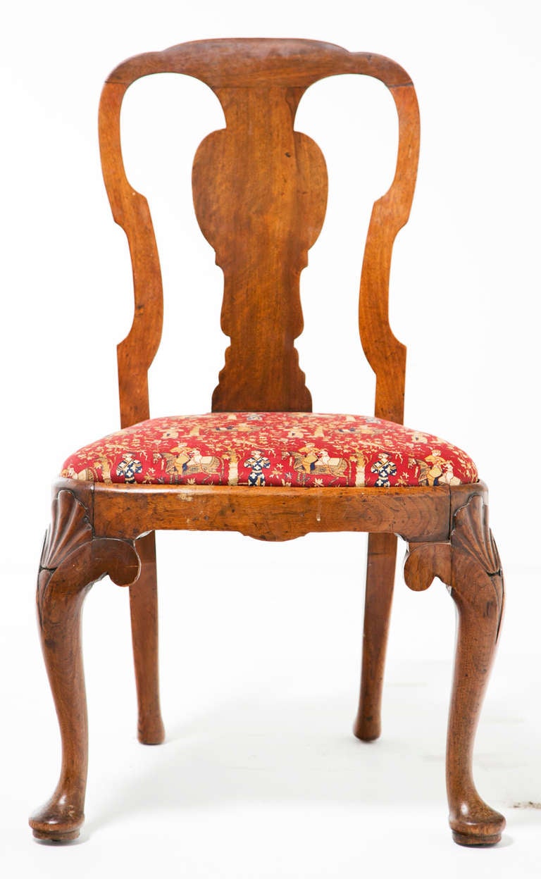 Walnut Queen Anne - George I Side Chair