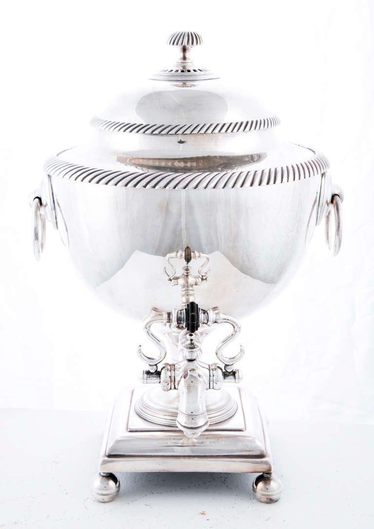 Regency Silver Plate Hot Water Urn 1