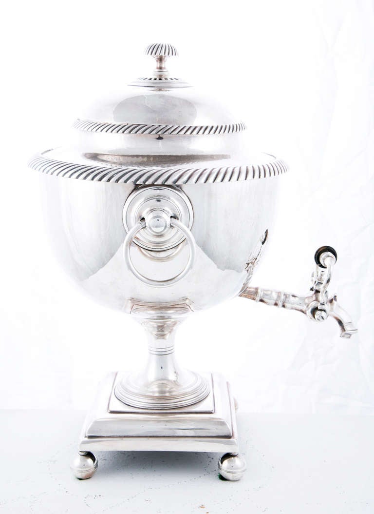 Regency Silver Plate Hot Water Urn 2