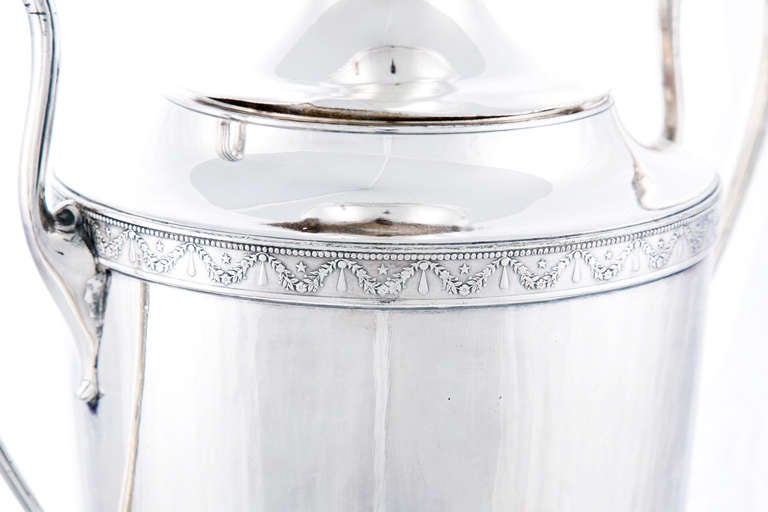 British Victorian English Silver Plate Hot Water Urn