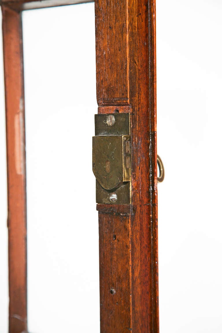 British Edwardian Mahogany Inlaid Small Bookcase