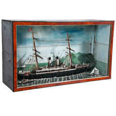 San Francisco Bay American Cased Nautical Diorama, circa 1900 6