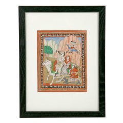 Antique Framed Indian Miniature of Kali