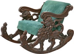 Completely Fantastic Black Forest Rocking Chair
