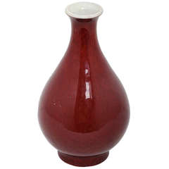 Antique Ching Dynasty Ox Blood Vase