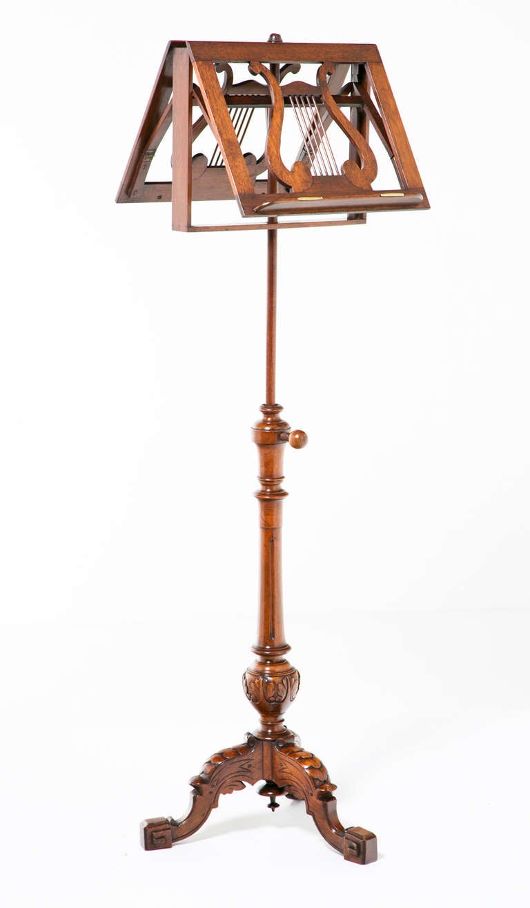 Wood Early Victorian Music Stand