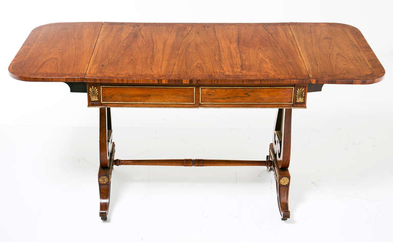 Ormolu, Ambonya and Rosewood Table 1