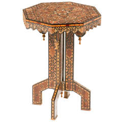 Vintage Ottoman Inlaid Table