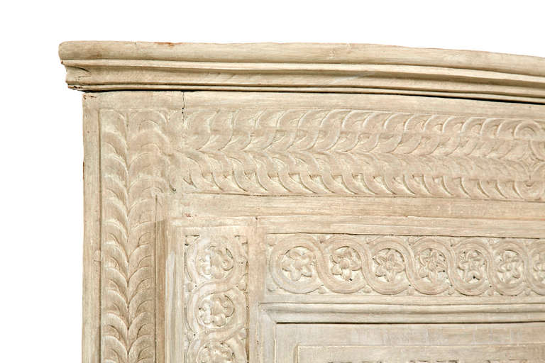 18th Century and Earlier French Painted Corner Cabinet