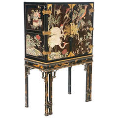 Coromandel Chinese Cabinet on Later Stand