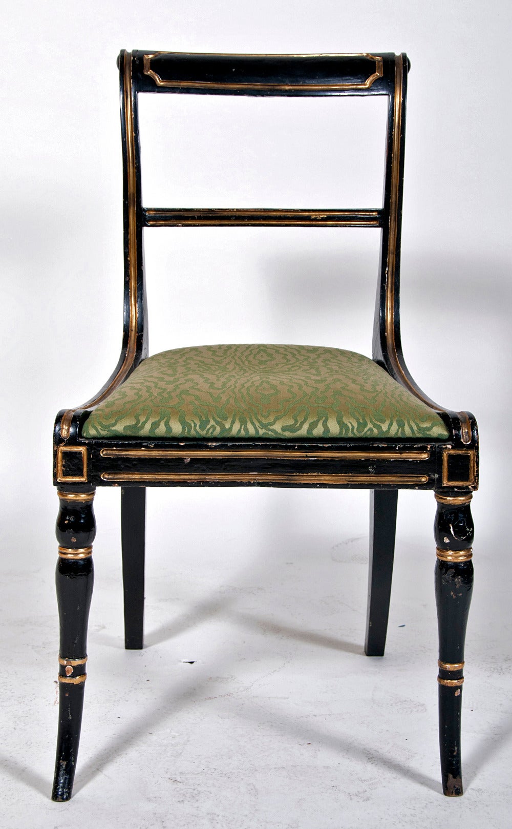 Pair of Regency Chairs England, circa 1810 3