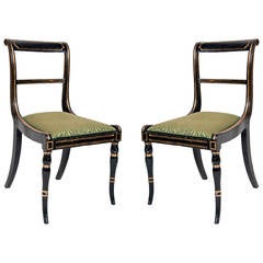 Pair of Regency Chairs England, circa 1810