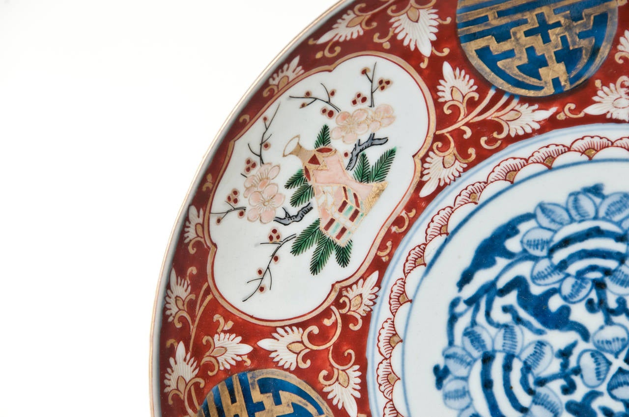 Japonisme Ten Classic Japanese Porcelain Imari Plates c.1870