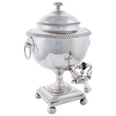 Regency Silver Plate Hot Water Urn