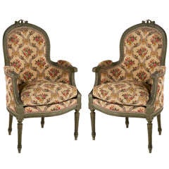Pair of French Chairs (Bergeres)