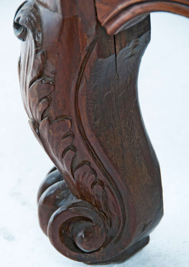 Fruitwood Chateau Armoire c. 1740 In Good Condition In San Francisco, CA