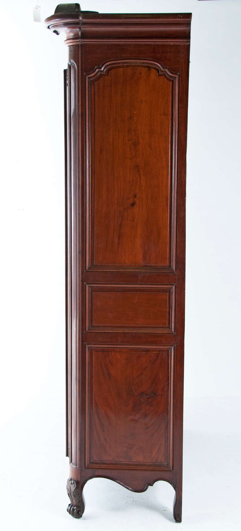 18th Century Fruitwood Chateau Armoire c. 1740