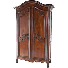 Fruitwood Chateau Armoire c. 1740 7