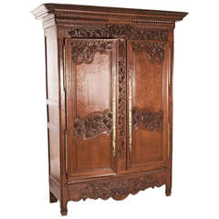 Early 19th century French Marriage Armoire 3