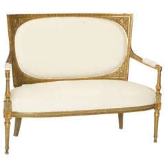 Italian Painted & Gilt Settee