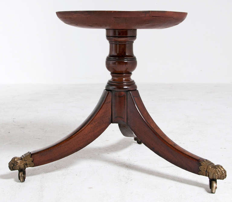 Wood 19th Century Rent Table