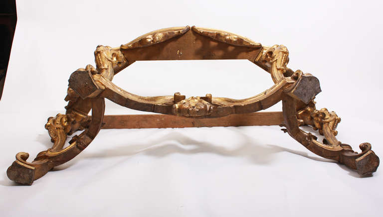 Italian Gilt Wood Console 5