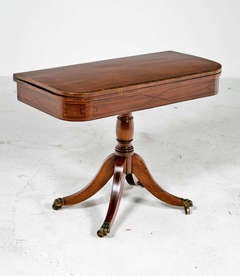 Antique Pedestal Tea Table
