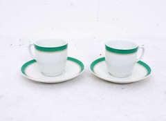 Two Haviland Limoges Cups and Saucers