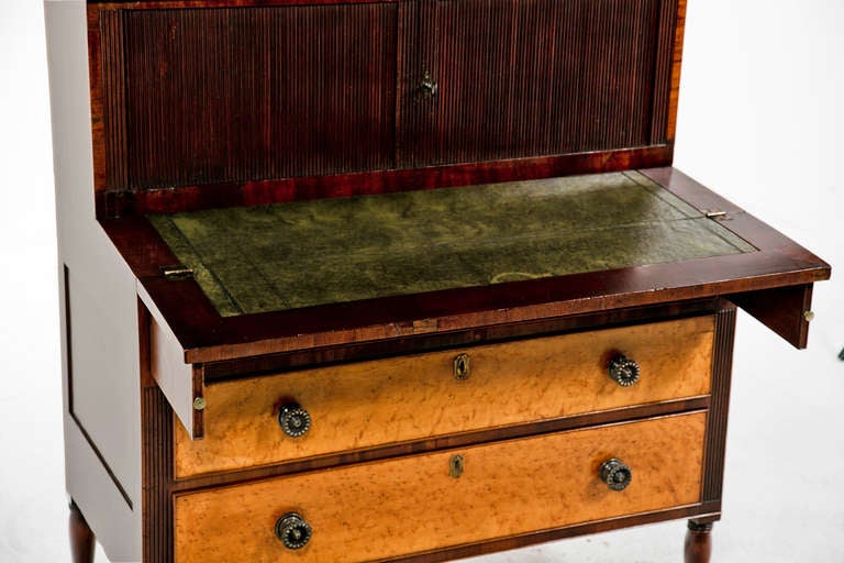 Wood Early 19th Century Secretary – Bookcase