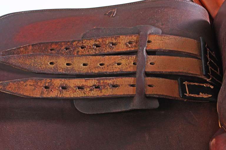 Leather Vintage Hermes Saddle