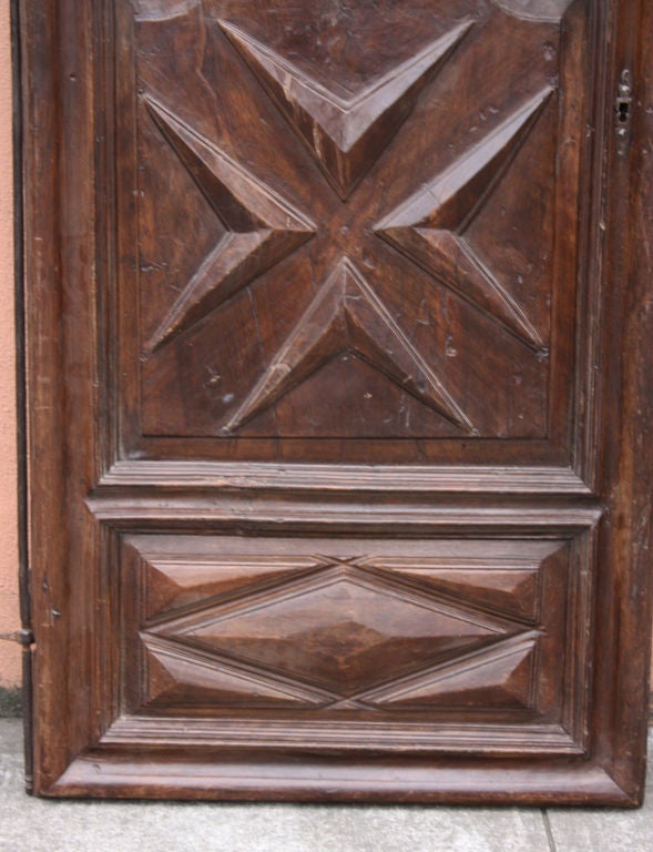 18th Century and Earlier Antique Walnut Door